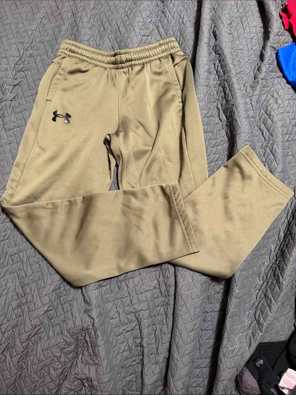 Under Armour Olive Youth Sweatpants